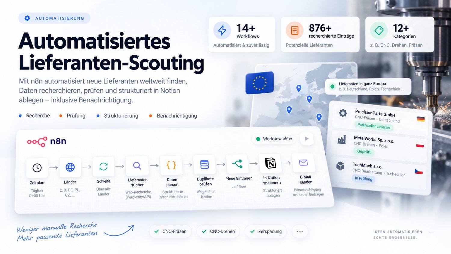 Automatisiertes Lieferanten-Scouting – Übersicht