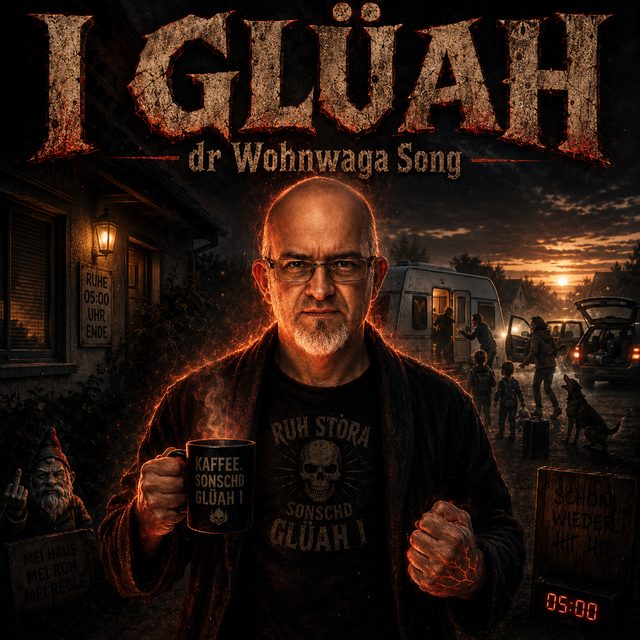 Cover: I glüah – dr Wohnwaga Song